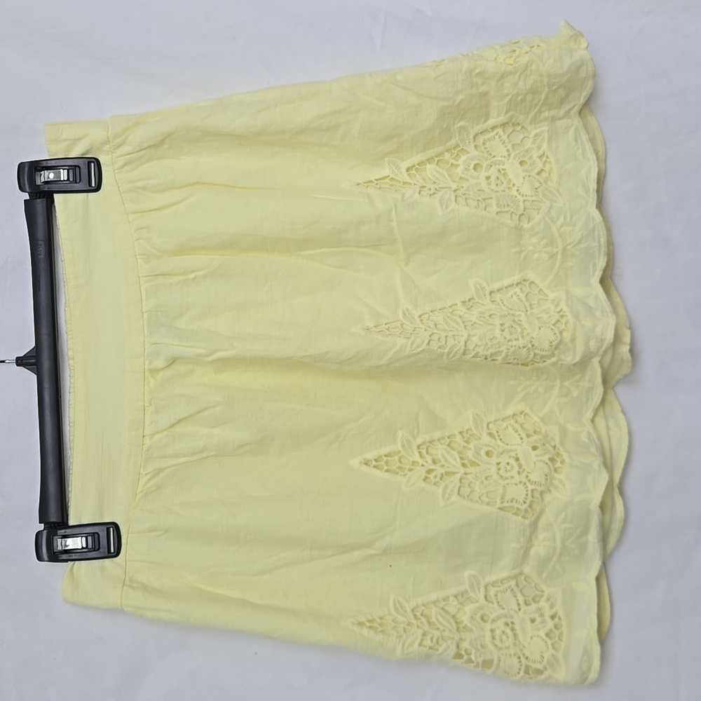 LBK Yellow Lace Skirt size M